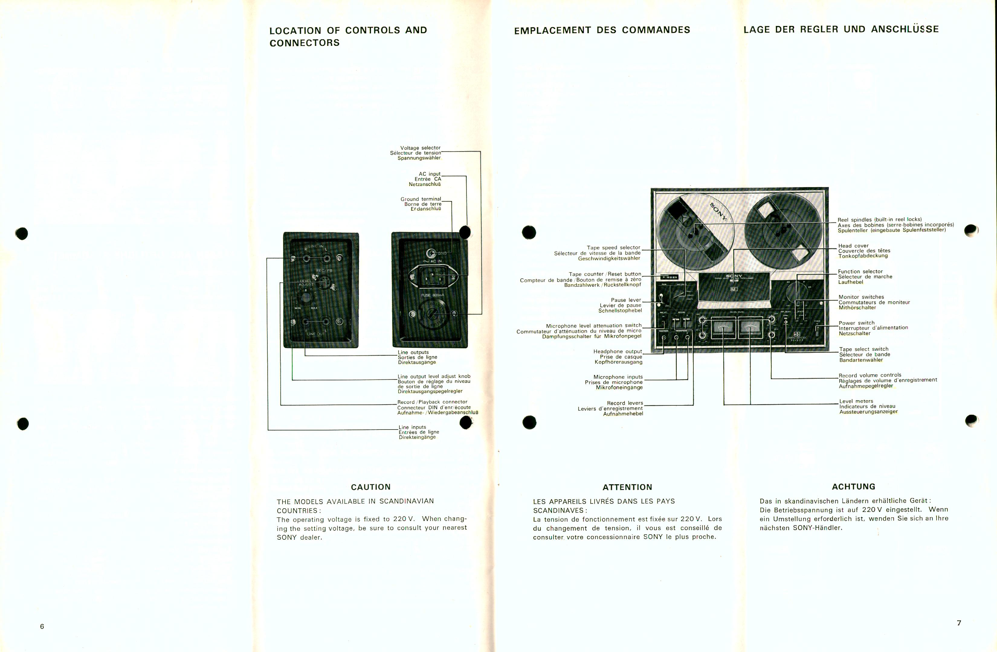 Sony tc-377 service manual
