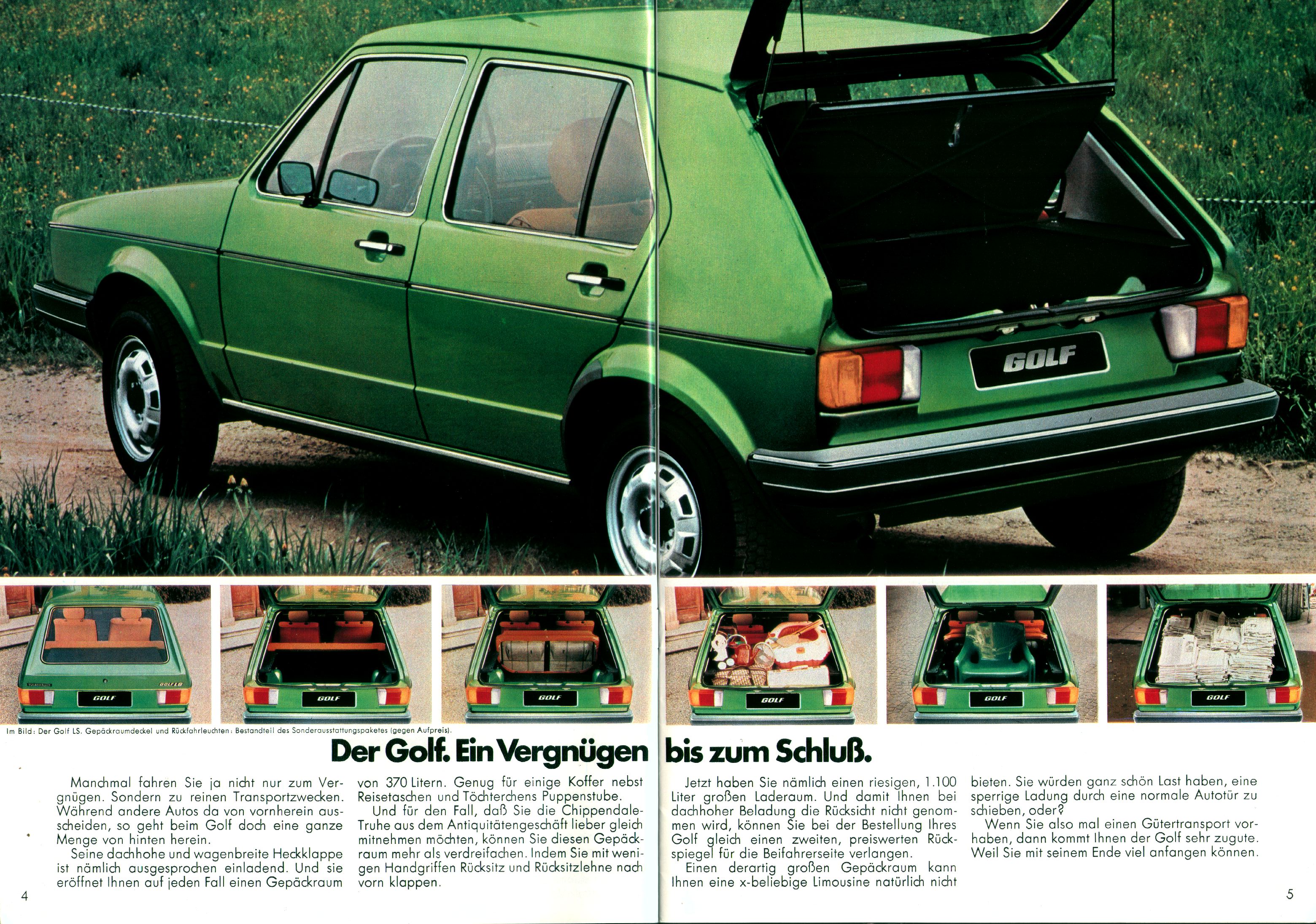 VW 1979 Golf Prospekt