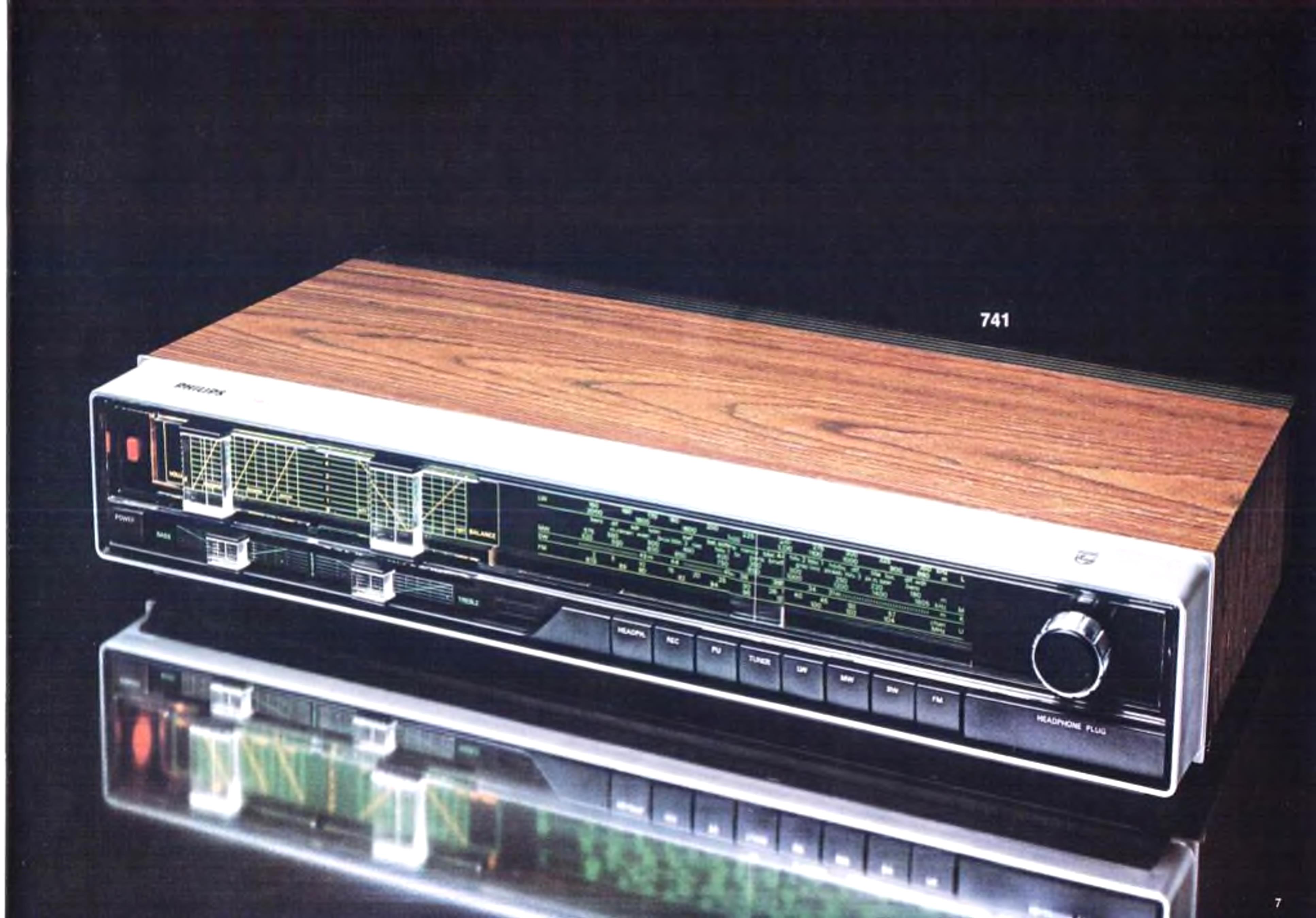 Glad knude stabil 1976-Philips-HiFi-Stereo-S