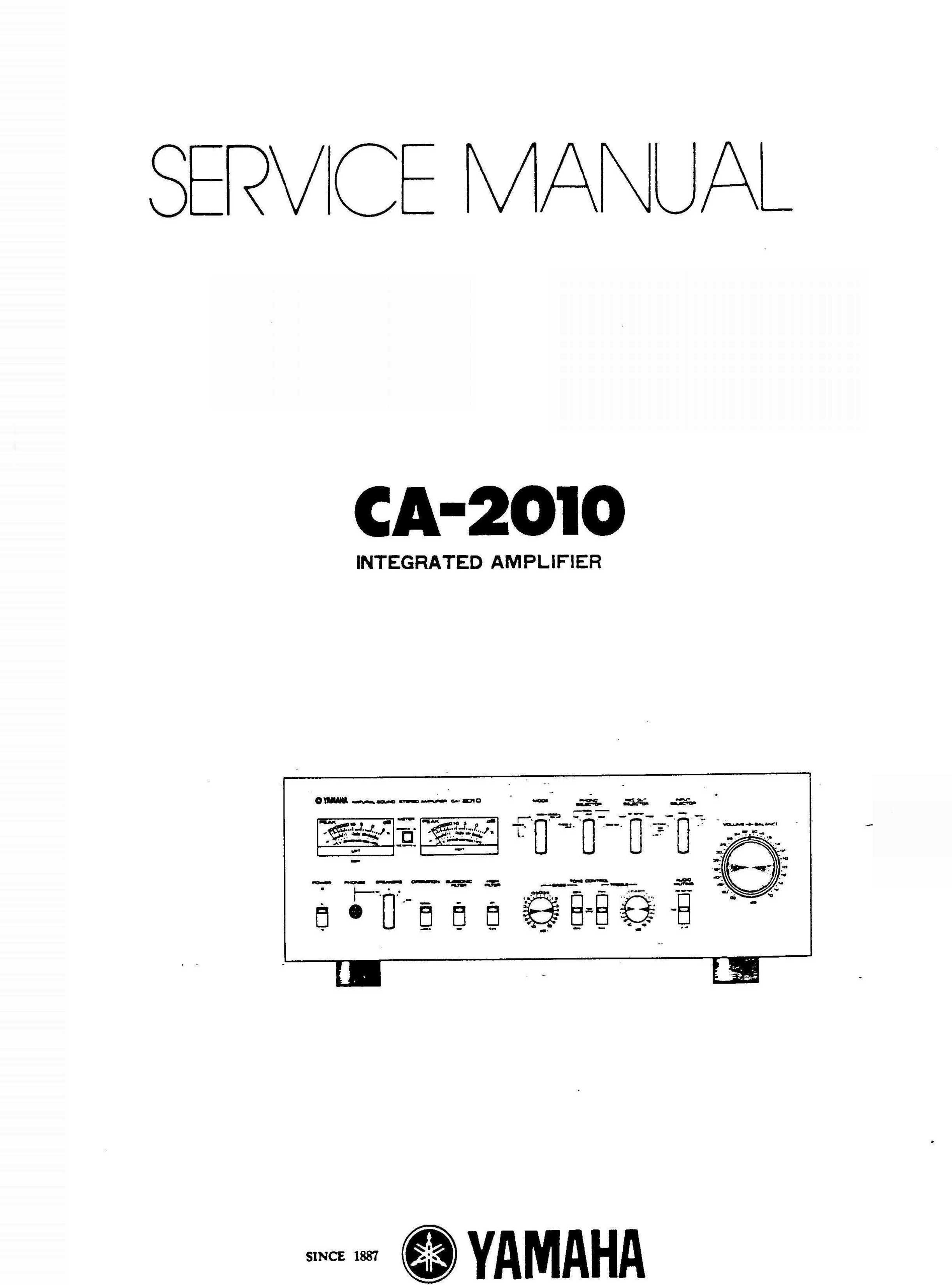 Yamaha CA-2010 Service Manual